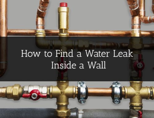 How to Find a Water Leak Inside a Wall